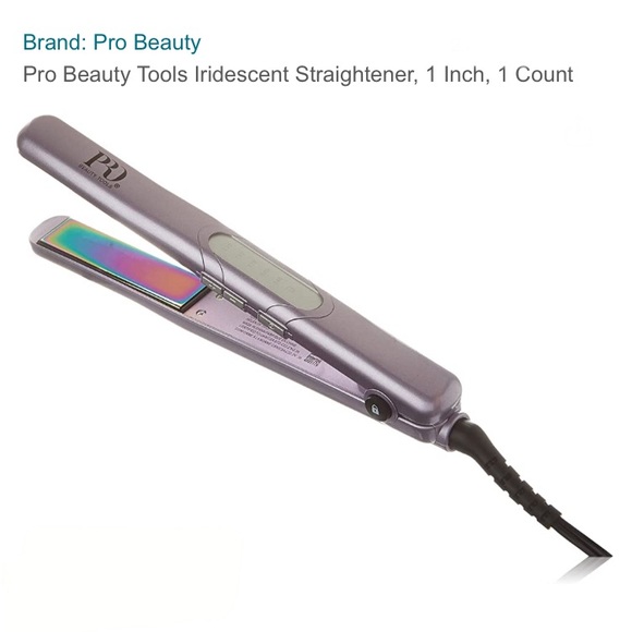 Pro Beauty Tools Iridescent Straightener, 1 Inch, 1 Count - Picture 2 of 3